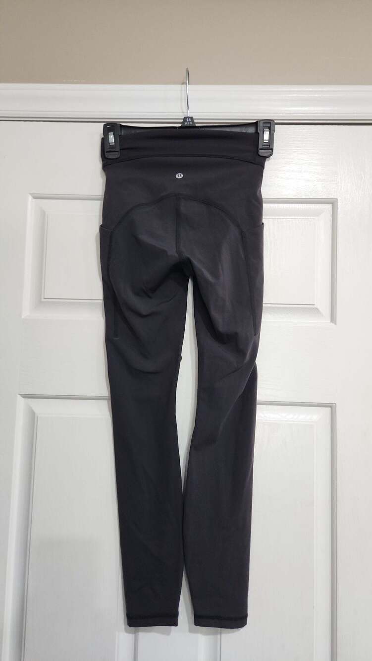 Lululemon All the Right Places High-Rise Crop 23" with Pockets Black Size 2 - Picture 3 of 5